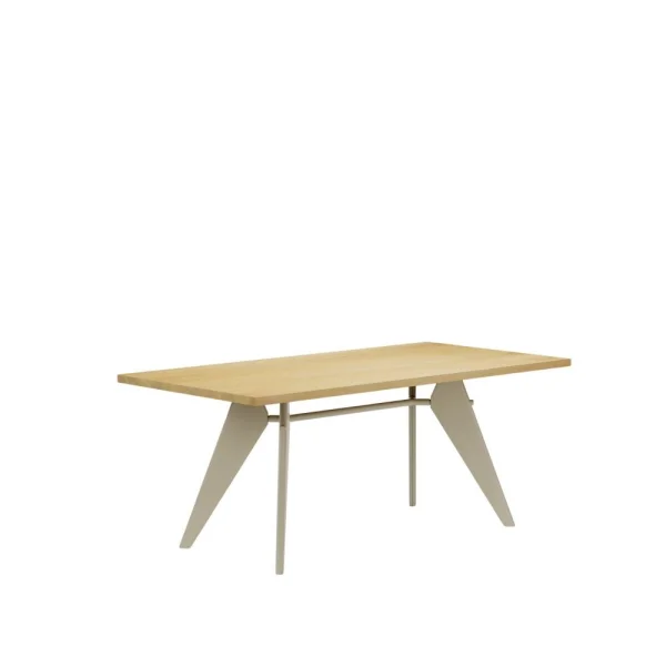 Vitra EM Table - Prouvé Blanc Colombe (écru) - Eiken - 180 cm