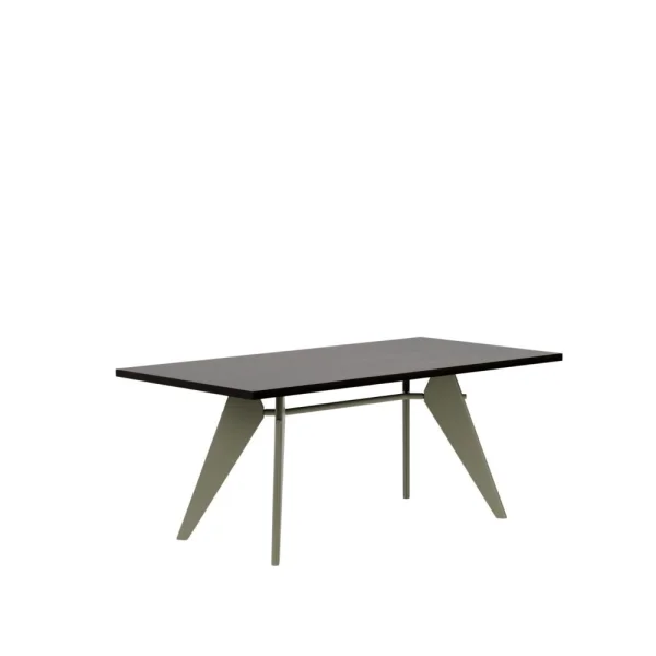 Vitra EM Table - Prouvé Gris Vermeer - Eiken donker gebeitst massief - 180 cm