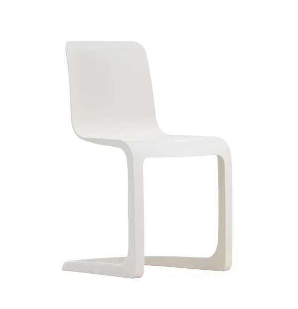 Vitra EVO-C Stoel - ivoorkleur