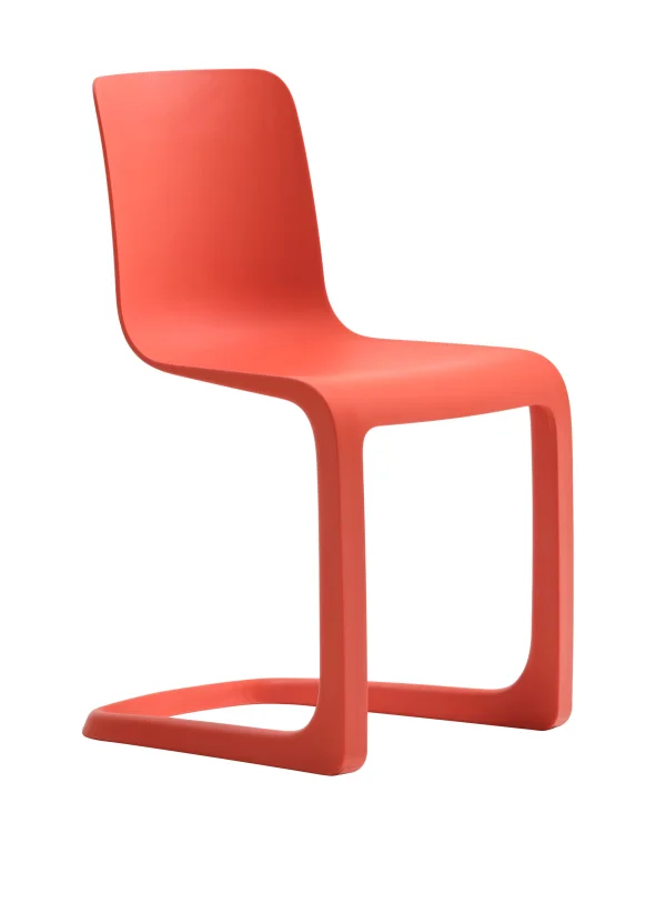 Vitra EVO-C Stoel - poppy red