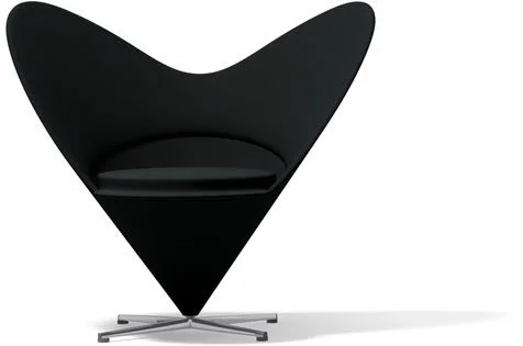 Vitra Heart Cone Chair - basic dark