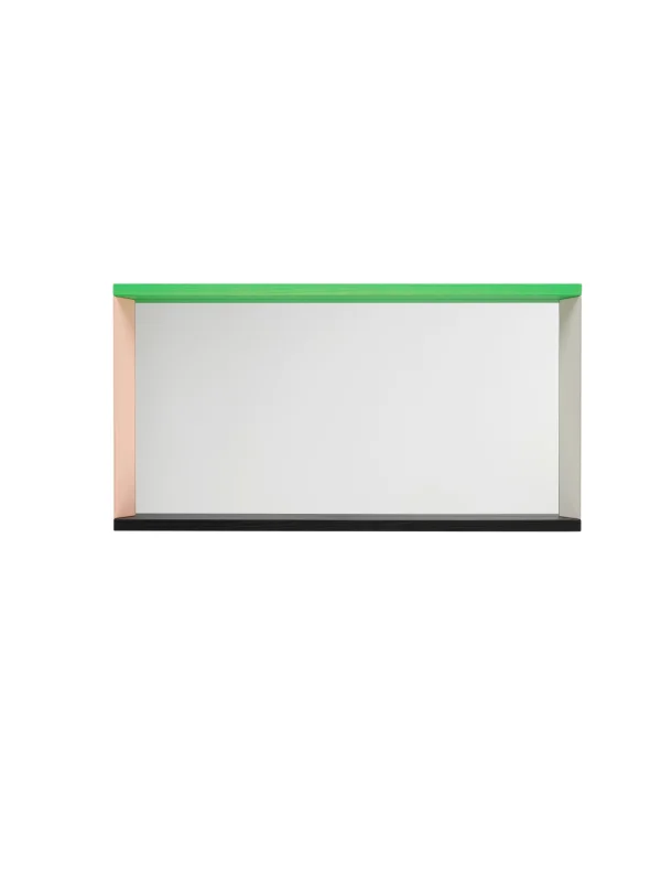 Vitra Kleurenframe spiegel Medium - groen/roze