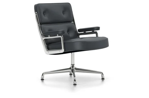 Vitra Lobby Chair ES 108 - Leder - asfalt