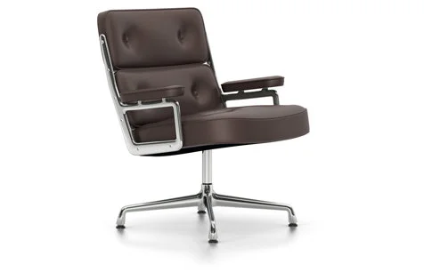 Vitra Lobby Chair ES 108 - Leder - kastanje