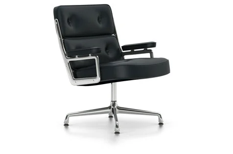 Vitra Lobby Chair ES 108 - Leder nero