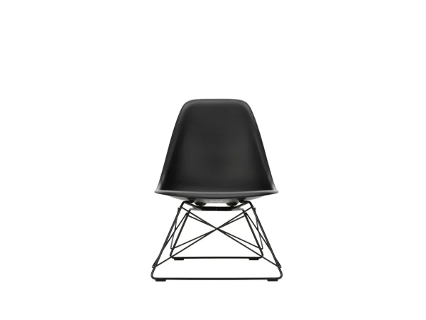 Vitra LSR Eames Plastic Side Chair - diepzwart - zwart