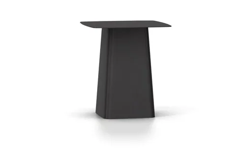 Vitra Metal Side Table Outdoor - diepzwart - M