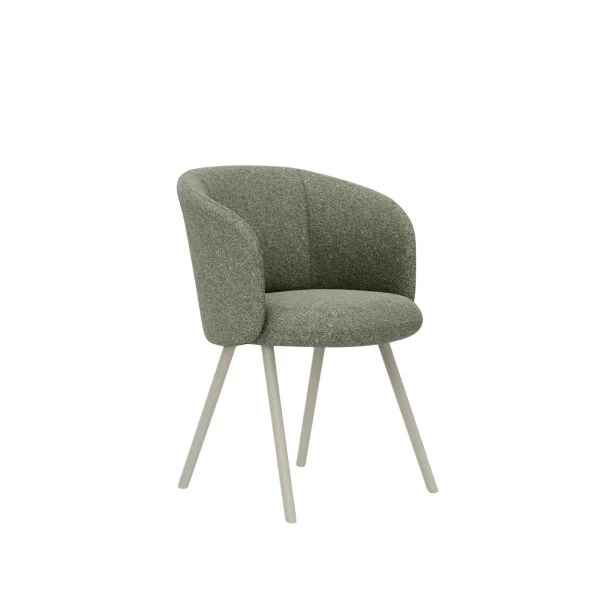 Vitra Mikado fauteuil aluminium frame - Nubia ivoor/bos