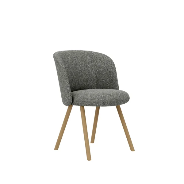 Vitra Mikado stoel eiken frame - Nubia peper en zout