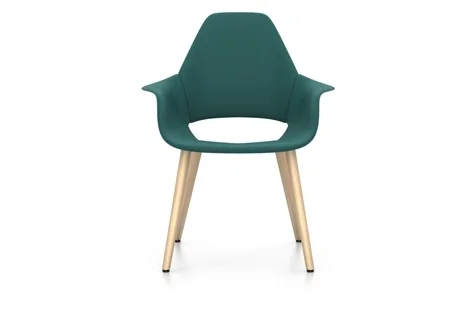 Vitra Organic Chair Fauteuil - eiken natuur - Cosy2 petrol