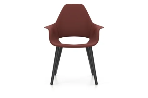 Vitra Organic Chair Fauteuil - essenhout zwart - Cosy2 kastanje