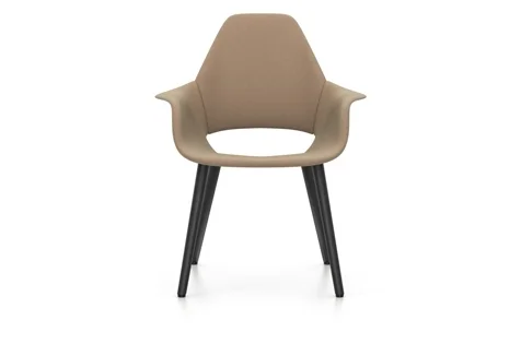 Vitra Organic Chair Fauteuil - essenhout zwart - Cosy2 papyrus