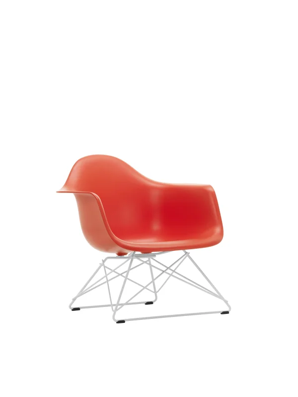 Vitra Outdoor Eames Plastic Chair LAR - poppy red RE - poppy red RE - wit