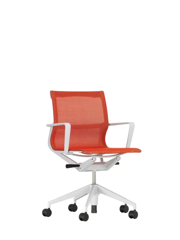 Vitra Physix bureaustoel - Wieltjes voor harde bodems - soft grey - 10 baksteen - soft grey