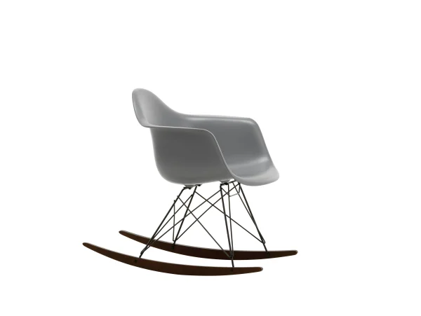 Vitra RAR Eames Plastic Armchair - sleden esdoorn donker - zwart - granietgrijs RE