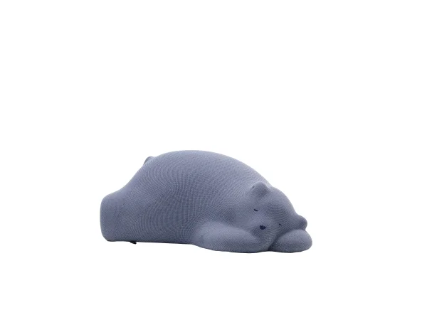 Vitra Resting Bear voetensteun - blauw