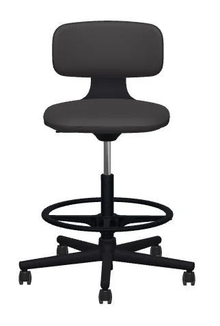 Vitra Rookie High - Plano donkergrijs - diepzwart