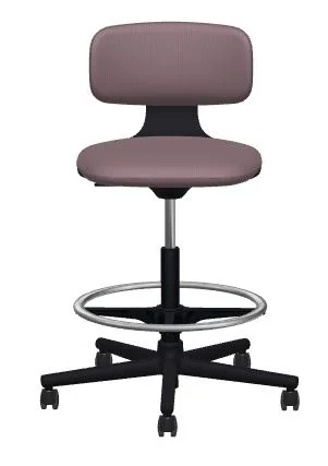 Vitra Rookie High - Tress aubergine gemêleerd - soft light