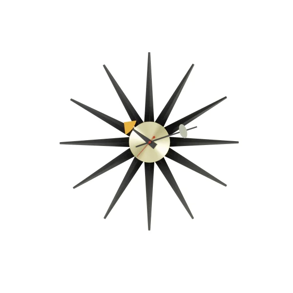 Vitra Sunburst Clock - zwart