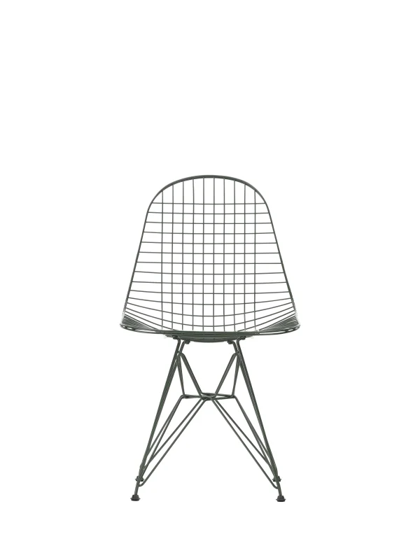 Vitra Wire Chair DKR Colours - donkergroen