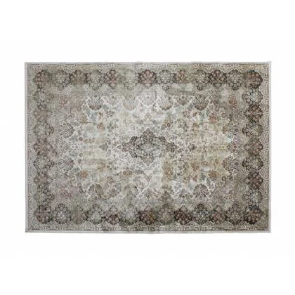 Vloerkleed Vince - Grijs|Beige - Viscose