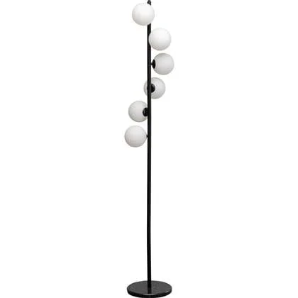 Vloerlamp Scala Balls 160cm zwart en wit Kare Design