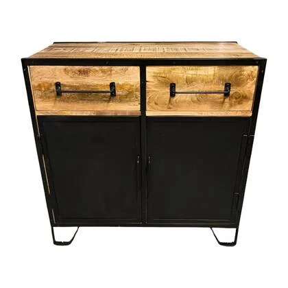 Vtw Living - Dressoir Kast - Industriële Ladekast - 40 x 80 cm