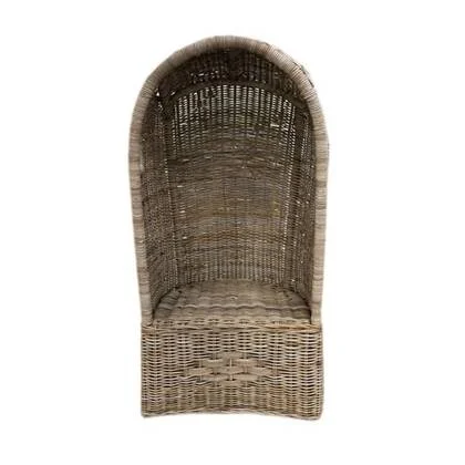 Vtw Living - Tuinstoel Rotan Bruin - Strandstoel - 160 x 80 x 80 cm
