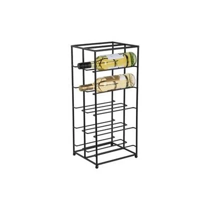 Vtw Living - Wijnrek van Metaal - Zwart