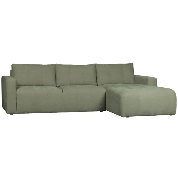 vtwonen-collectie Bar Chaise Longue Geweven Stof Rechts Groen