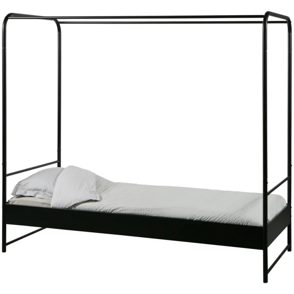 vtwonen-collectie Bunk Hemelbed Metaal Zwart 90X200 cm