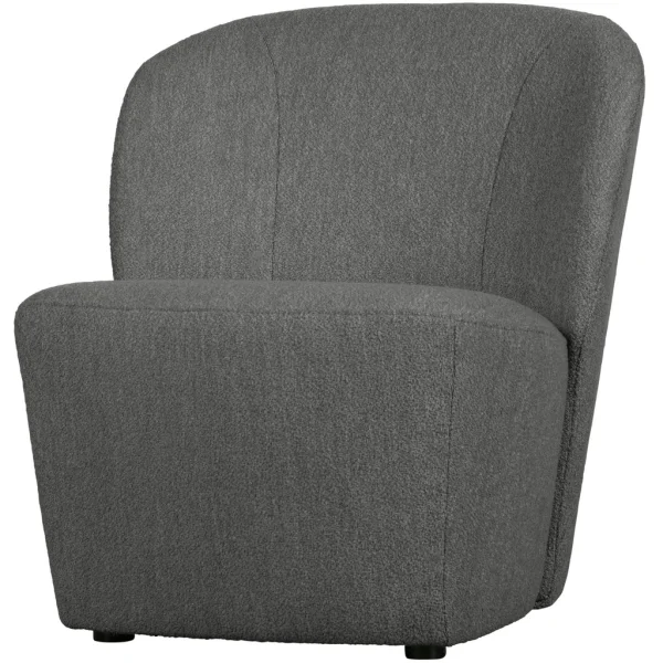 vtwonen-collectie Lofty Fauteuil boucle Staalgrijs