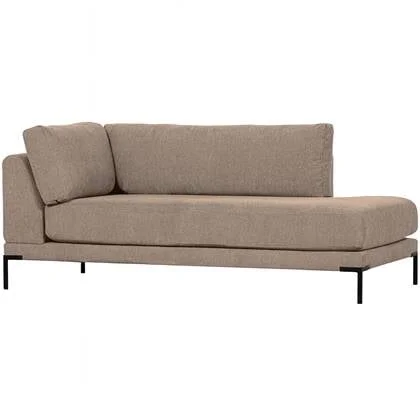 vtwonen Couple Lounge Bank Element Rechts - Polyester - Mud