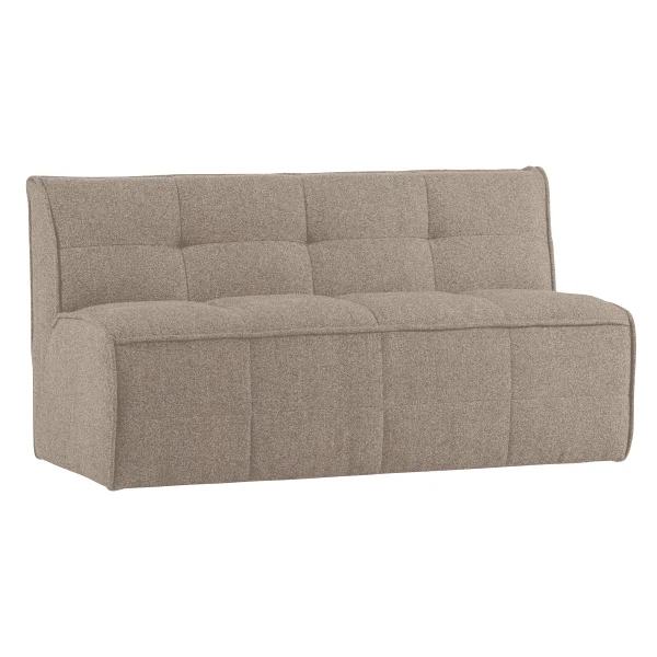 vtwonen Eetkamerbank Cluster Bouclé, 164cm - Khaki bruin