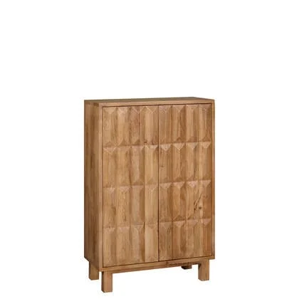 Wandkast Portal - Bruin|Hout - Mango - Mangohout