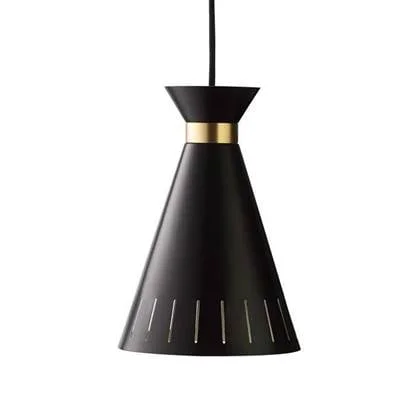 Warm Nordic Cone hanglamp Ø16 zwart