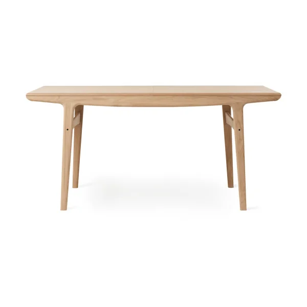 Warm Nordic Evermore eetkamertafel incl. 2 verlengplaten van 45 cm Natuurlijk eiken, 160 cm