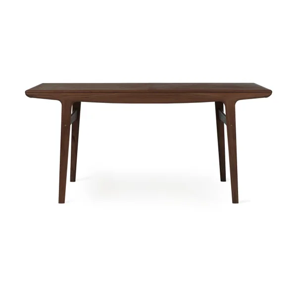 Warm Nordic Evermore eetkamertafel incl. 2 verlengplaten van 45 cm Oiled walnut, 160 cm