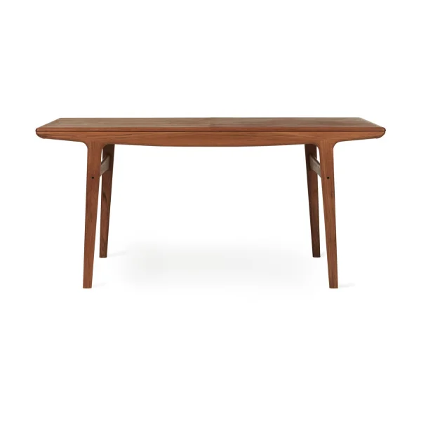 Warm Nordic Evermore eetkamertafel incl. 2 verlengplaten van 45 cm Teak geoliede eik, 160 cm