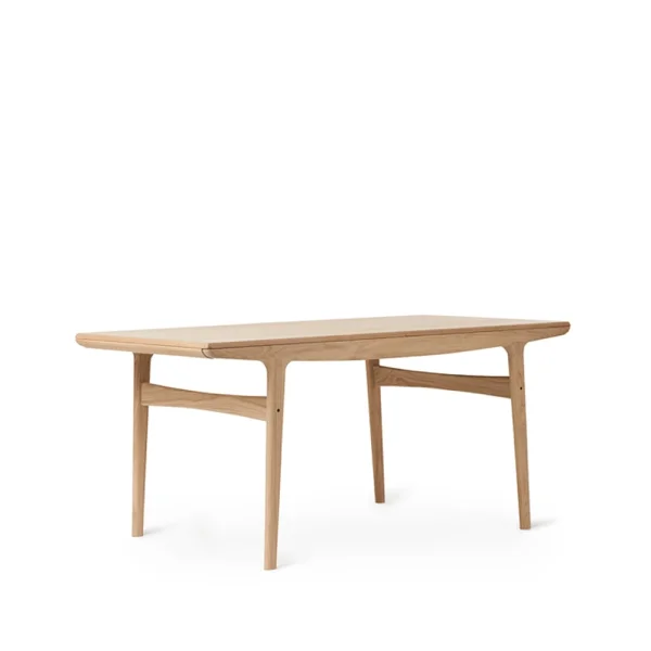 Warm Nordic Evermore eettafel eikenhout witgeolied, 160 cm