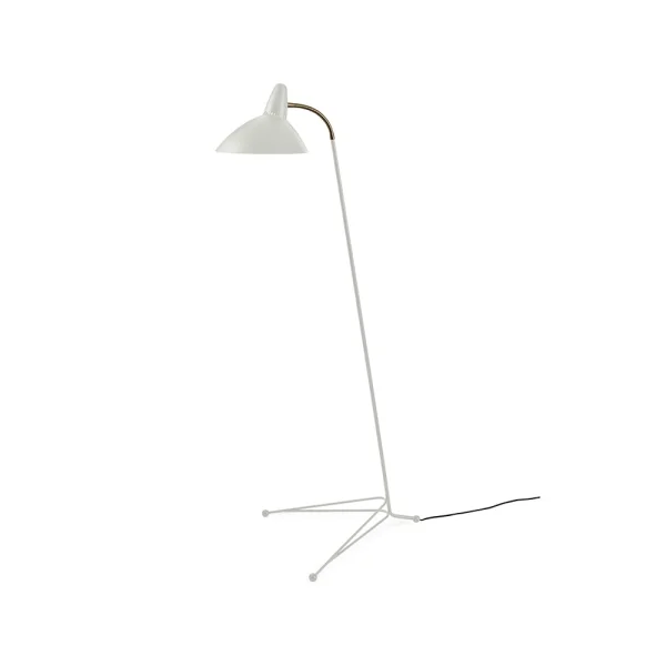 Warm Nordic Lightsome vloerlamp warm white, messing detail