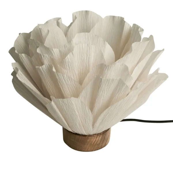 Watt & Veke - Lisa tafellamp, papier, wit, Ø 28 cm