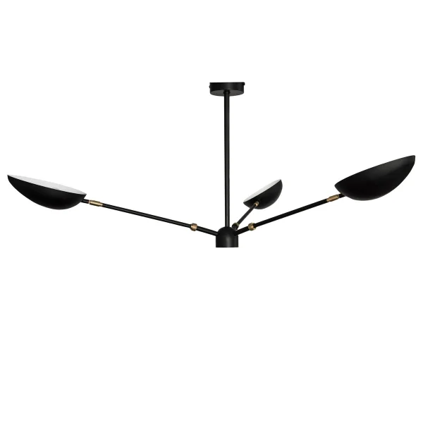 Watt & Veke Spoon plafondhanglamp matzwarte messing