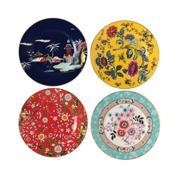 Wedgwood Wonderlust bord 4-pack Ø 20 cm