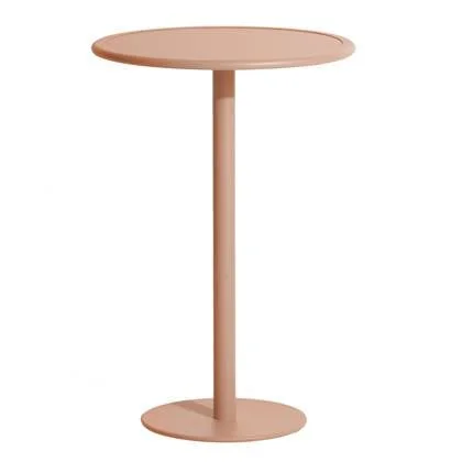 Week-end bistrotafel Ø70 H105 Blush