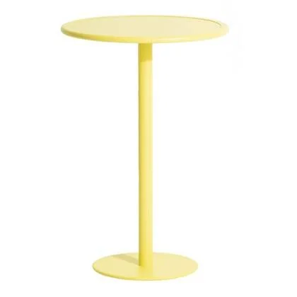 Week-end bistrotafel Ø70 H105 Yellow