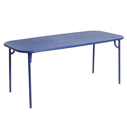 Week-end tuintafel 180x85 blauw