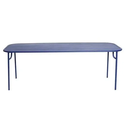Week-end tuintafel 220x85 blauw
