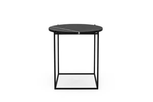 Wendelbo Circle Tafel - Marquina Marmor zwart - klein