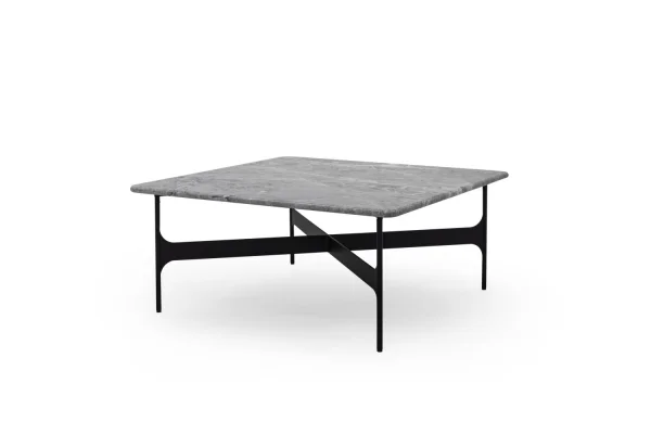 Wendelbo Floema Salontafel Vierkant - grey Emperador Marmor